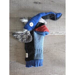 Kate & Levi Elephant Hand Puppet Canada 12" Eco-Friendly Reclaimed Wool b193